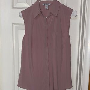 Athleta Mauve Sleeveless Blouse